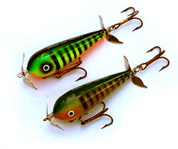 Cisco Kid Lures by The Suick Lure Company - Topwater,Surface and Deep Diver Baits for musky, wallleye, pike and bass
